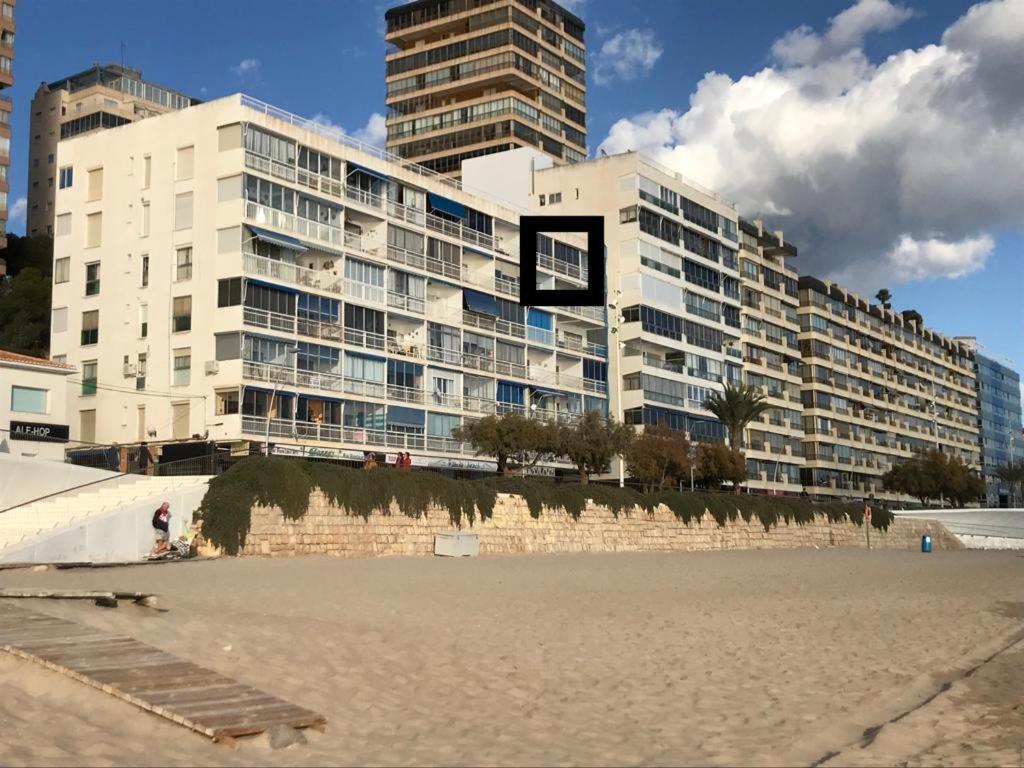 Los Fernandos, 1St Line Beachfront Poniente, 2 Bedroom Apartment Ocean Terrace Benidorm Exterior foto